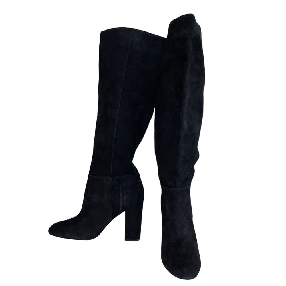 NWOT - Sam Edelman Caprice Knee-High Boot Black Suede Boot Size 9.5 no box - Picture 10 of 13